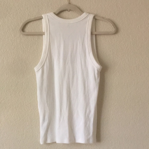 Abercrombie & Fitch Scoop Neck Tank Top Ribbed - Picture 8 of 13